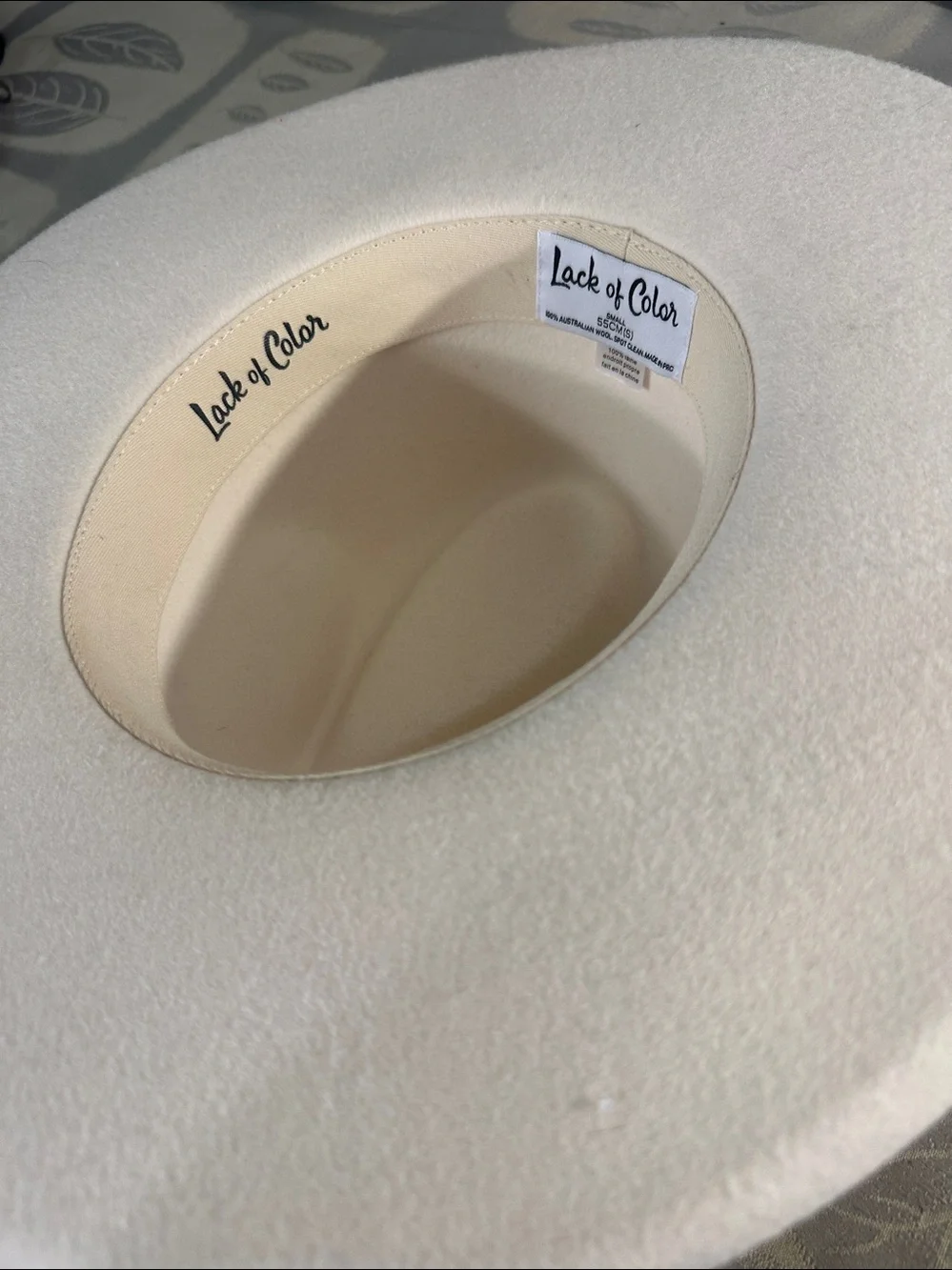 Lack of Color Cream Melodic Fedora Western Hat